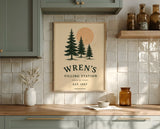 Fuel, Oil & Ice — Wren's Filling Station Art Print