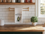 Wren's Filling Station Tea Towel — Georgia Porch + Peach Collection