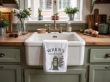 Wren's Filling Station Tea Towel — Georgia Porch + Peach Collection