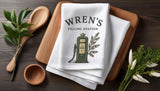 Wren's Filling Station Tea Towel — Georgia Porch + Peach Collection