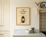The Lantern Room — Lantern & Fireflies Art Print