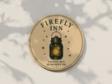 Firefly Inn Coaster Set — Lights Out, Memories On — Georgia Porch + Peach Collection