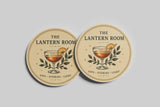 The Lantern Room Coaster Set — Sips, Stories & Light — Georgia Porch + Peach Collection