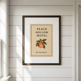 No Vacancy — Peach Hollow Motel Art Print
