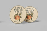 Peach Hollow Motel Coaster Set — No Vacancy — Georgia Porch + Peach Collection