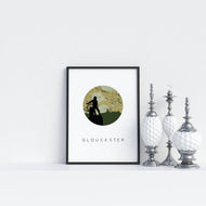 Gloucester, Massachusetts | Skyline | Art Print