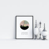 Grand Rapids, Michigan | Landmark | Art Print