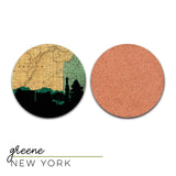 Greene, New York | Landmark | Coaster Set