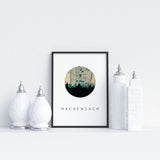 Hackensack, New Jersey | Landmark | Art Print
