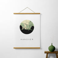Hanover, New Hampshire | Skyline | Art Print