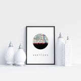 Hartford, Connecticut | Landmark | Framed Art Print
