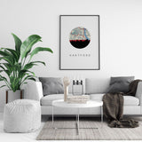 Hartford, Connecticut | Landmark | Framed Art Print