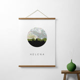 Helena, Montana | Landmark | Art Print