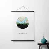 Homer, Alaska | Landmark | Art Print