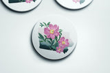Iowa State Flower | Flora & Fauna Coaster Set