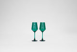 Emerald Green - Stemless Colored Wine Glass
