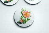 Indiana State Flower | Flora & Fauna Coaster Set