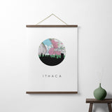 Ithaca, New York | Landmark | Art Print