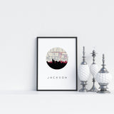 Jackson, Mississippi | Landmark | Art Print
