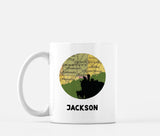 Jackson Tennessee map and skyline mug