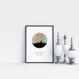 Jersey City, New Jersey | Landmark | Art Print
