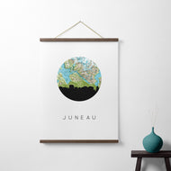 Juneau, Alaska | Skyline | Art Print