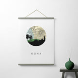 Kona, Hawaii | Landmark | Art Print
