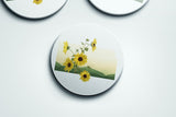 Kansas State Flower | Flora & Fauna Coaster Set