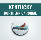 Kentucky State Bird | Flora & Fauna Coaster Set