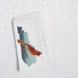 Kentucky State Bird | Flora & Fauna Tea Towel