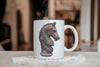 The Knight horse chess piece 15 oz ceramic coffee mug | Horse + Whiskey collection