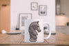 The Knight horse chess piece 15 oz ceramic coffee mug | Horse + Whiskey collection