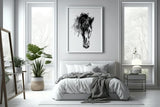 Minimalist Horse Face — Horse + Whiskey Equestrian Print