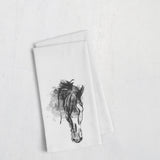 Minimalist Horse Face Tea Towel — Kentucky Kitchen