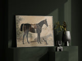 Vintage Horse + Dog — Kentucky Portrait Print