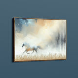 Moonlight Gallop — Horse + Whiskey Night Landscape Print