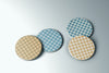 Preppy Plaids blue and yellow coaster set | Horse + Whiskey Collection