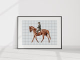 Dressage Rider — Kentucky Equestrian Art Print
