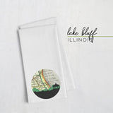 Lake Bluff, Illinois | Landmark | Tea Towel