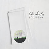 Lake Charles, Louisiana | Landmark | Tea Towel