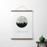 Lafayette, Louisiana | Landmark | Art Print