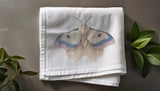 Crescent Moth Tea Towel — Dark Botanical Kitchen