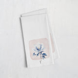 Minimalist Magnolia Tea Towel — Blue Botanical Kitchen