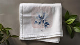 Minimalist Magnolia Tea Towel — Blue Botanical Kitchen