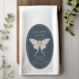 Luna Moth Tea Towel — Dark Botanical Kitchen
