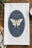 Luna Moth Tea Towel — Dark Botanical Kitchen