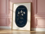 Nyctanthes — Nocturnal Conservatory Oval Print