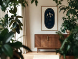 Nyctanthes — Nocturnal Conservatory Oval Print