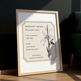 Midnight Orchid — Nocturnal Conservatory Print No. 03