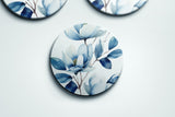 Porcelain Magnolia Coaster — Blue and White Botanical